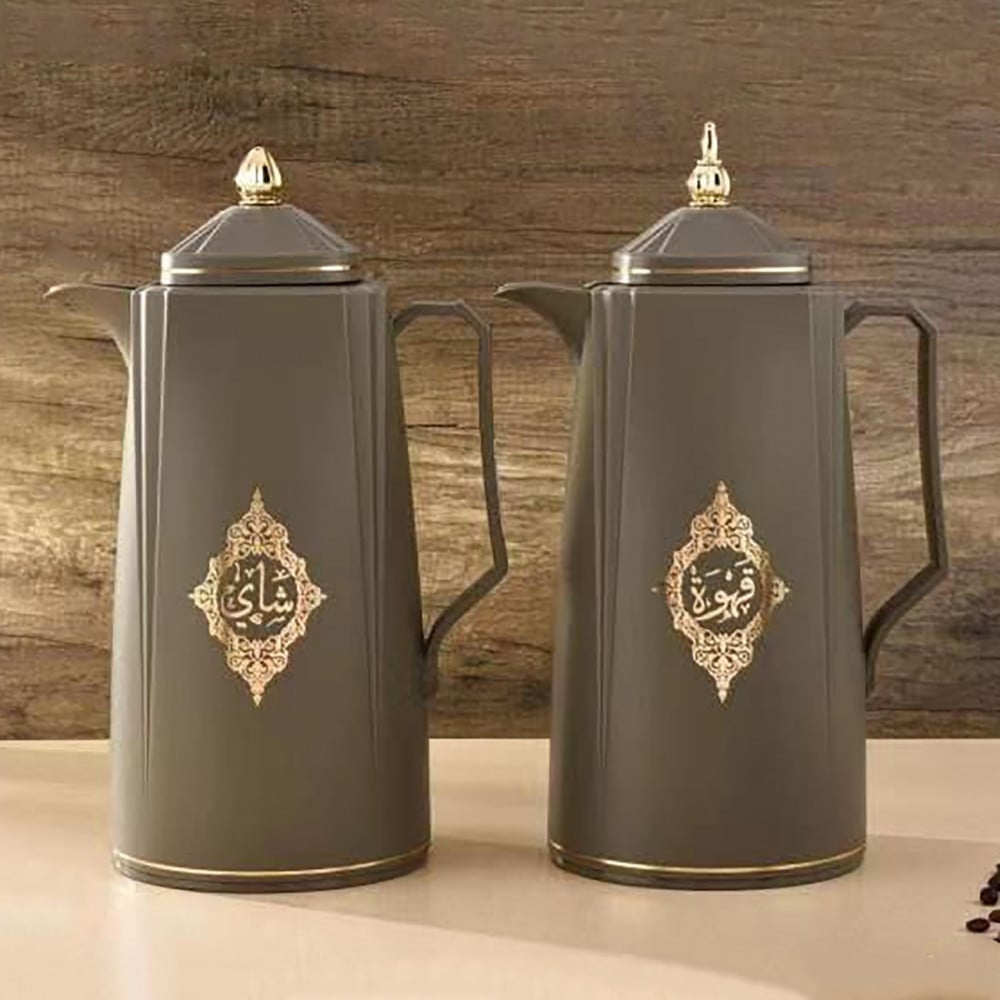 Thermos set of two pieces for tea and coffee from Royal Camel, 1 liter -  DVINA online shopping for household utensils home decor flowers