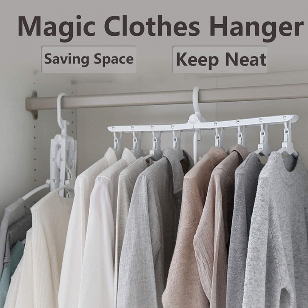 The distinctive clothes hanger with 8 foldable hangers organizes and  utilizes the largest possible space - DVINA online shopping for household  utensils home decor flowers