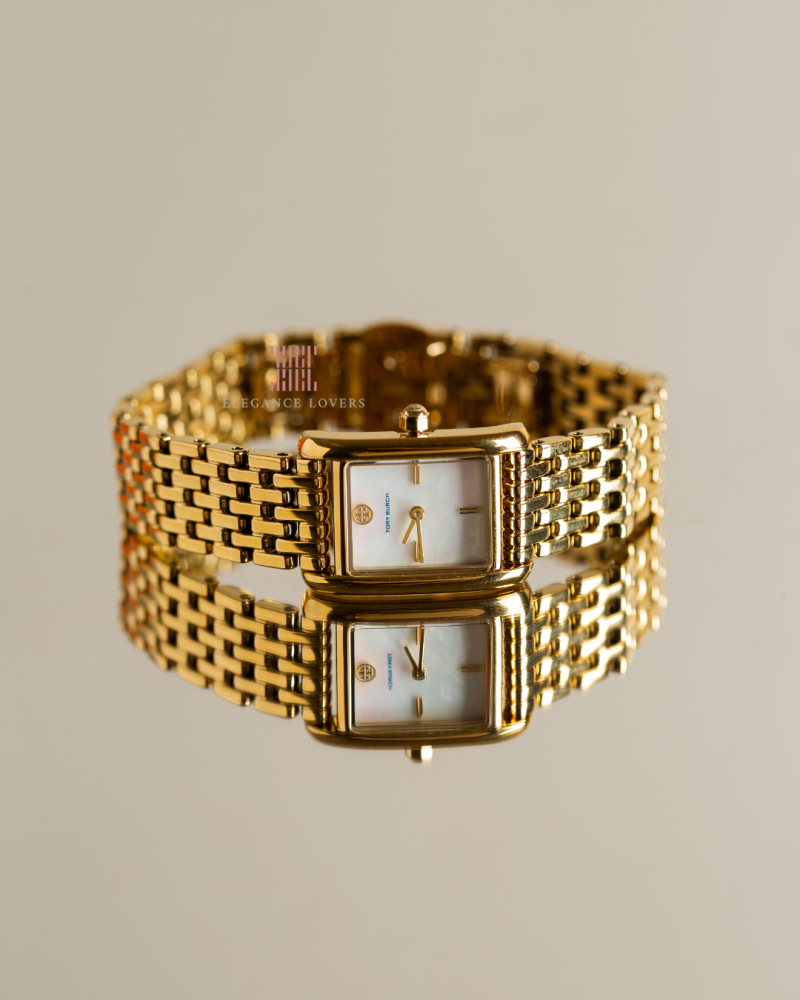 ساعة نسائية ماركة توري بورش - Mini Eleanor Gold TBW1082