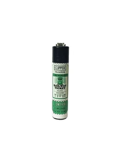 CLIPPER Reusable Small Lighter - Railway Ticket # 11