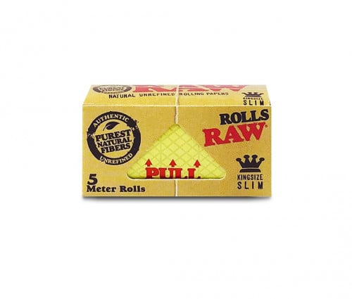 RAW ROLLS CLASSIC KING SIZE SLIM - 5 Meter Rolls