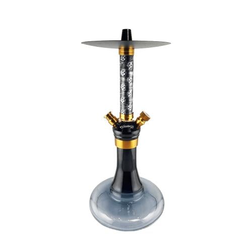 AL ZAEEM Shisha Medium Size - Gray Color