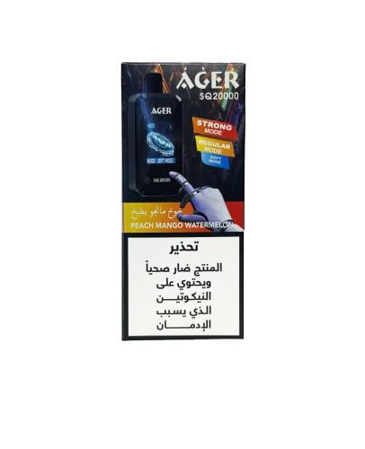 AGER SQ20000 / 50MG PEACH MANGO WATERMELON
