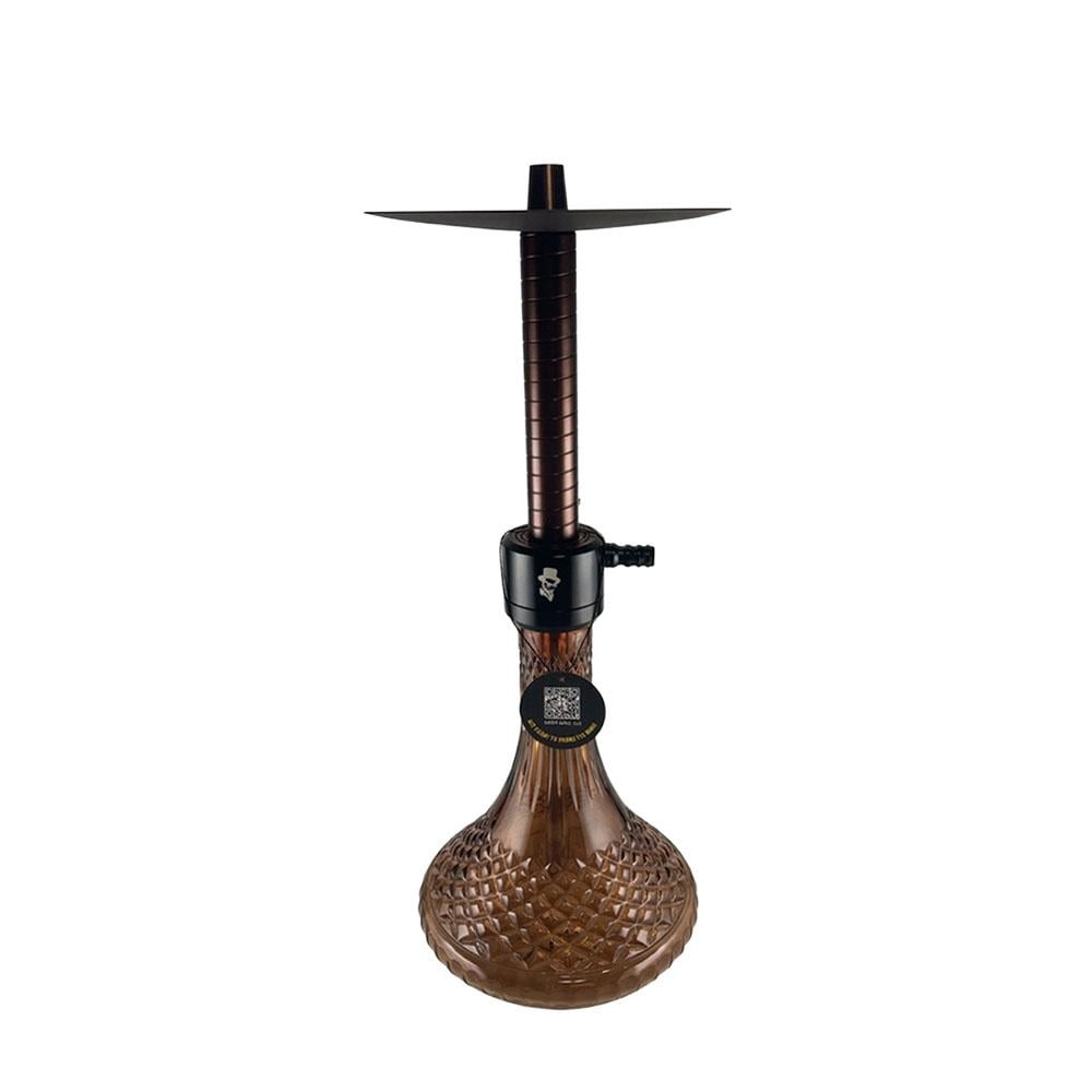 RICH MAN Shisha #407 Medium Size - Brown Color