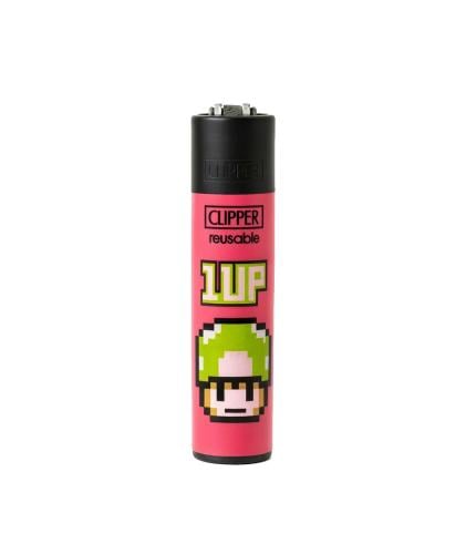 CLIPPER Reusable Lighter - Super Mario Pink