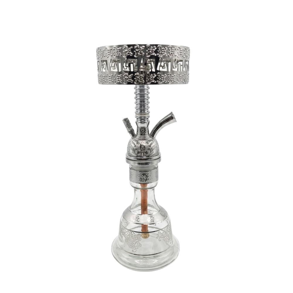AL ZAEEM Shisha #031 Medium Size - Silver Color 2
