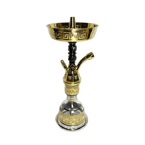 AL ZAEEM Shisha Medium Size - Gold Color # 3103