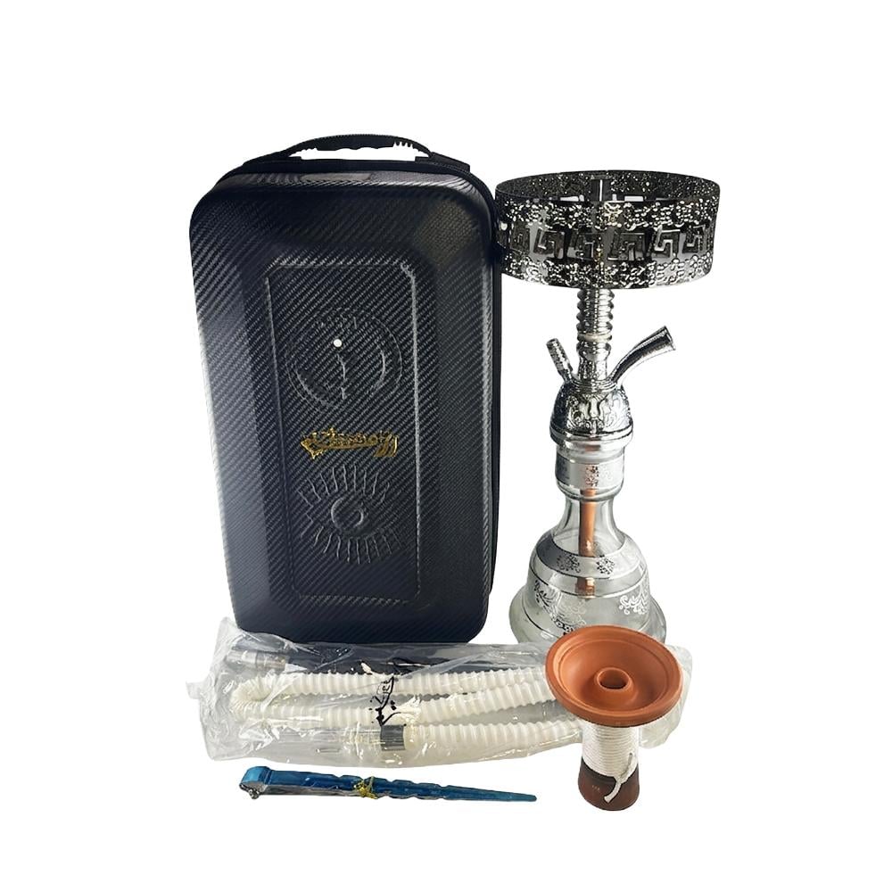 AL ZAEEM Shisha #031 Medium Size - Silver Color 2