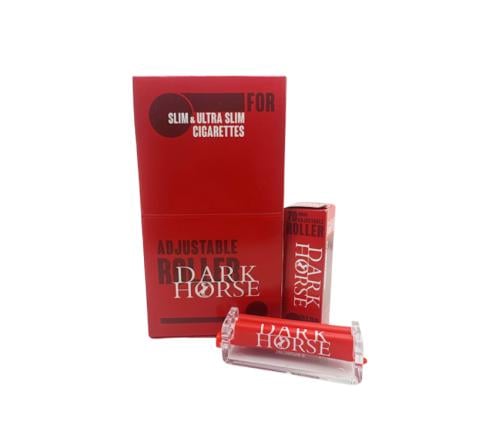BOX - DARK HORSE 70 mm ADJUSTABLE ROLLER FOR SLIM & ULTRA SLIM CIGARETTES - 12 PCS