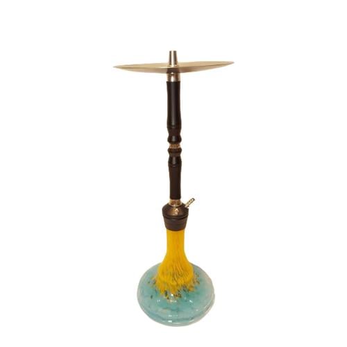 RICH MAN Shisha BAH004 - Blue & Yellow Color