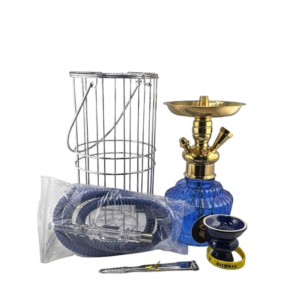 RICH MAN Mesh Basket Shisha - Blue #02 Color
