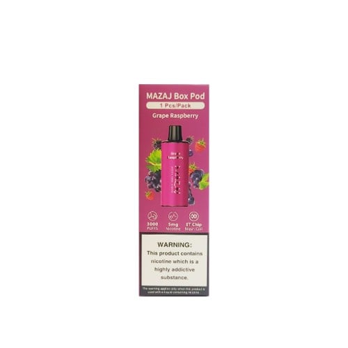 Mazaj Box Pod 3000 Puff Grape Raspberry