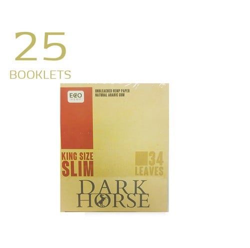 DARK HORSE KING SIZE SLIM HEMP 25 BOOKLETS