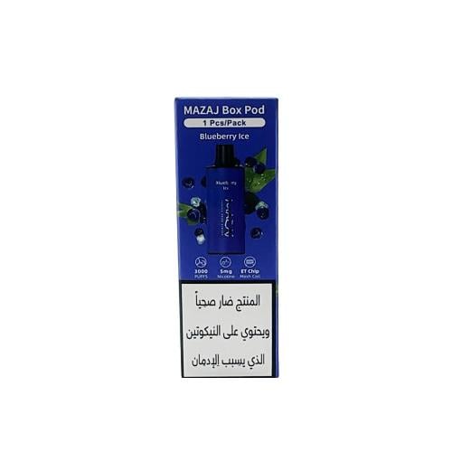Mazaj Box Pod 3000 Puff Blueberry Ice