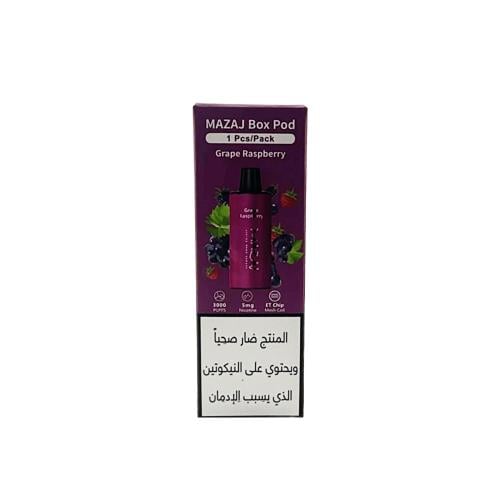Mazaj Box Pod 3000 Puff Grape Raspberry
