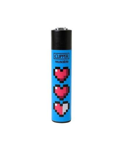 CLIPPER Reusable Lighter - Health Bar Blue