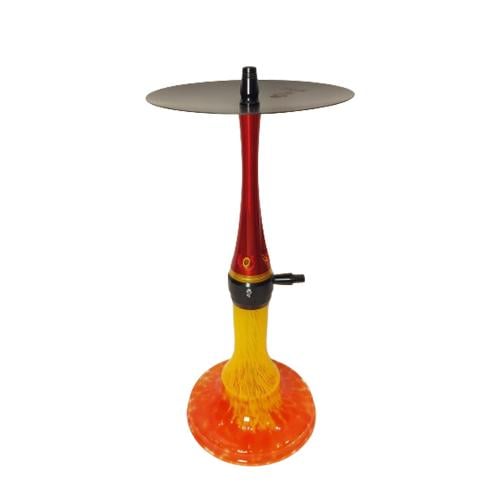 RICH MAN Shisha BAH112 - Red & Yellow Color