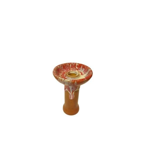 ZAEEM Hookah Head - White and Red Color