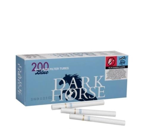 DARK HORSE KING SIZE FILTER TUBES 200 BLUE