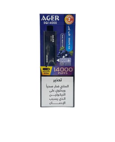 AGER SQ14000 / 50MG GRAPE ICE