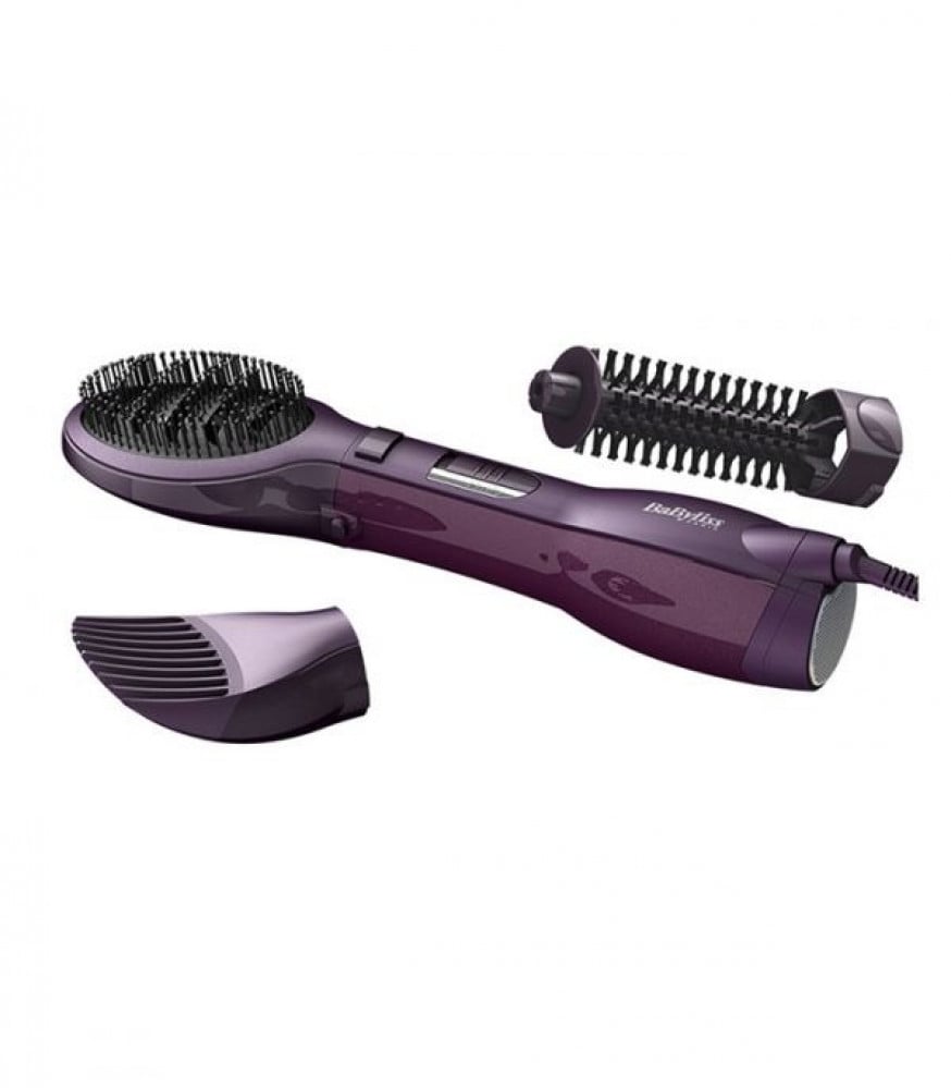 Babyliss Pro Styling Hair Brush With Bag Purple - لافال