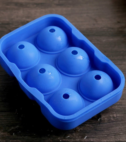 Blue ice ball maker