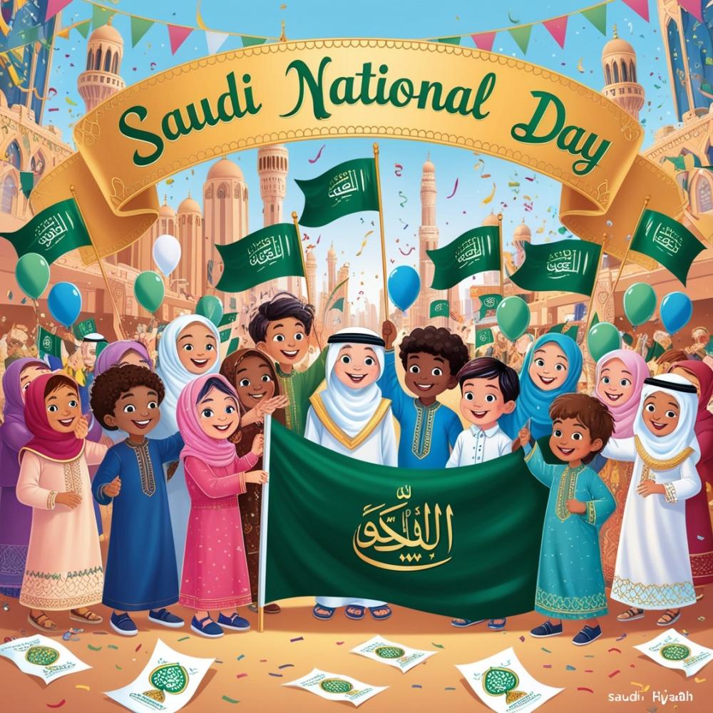 اليوم الوطني السعودي: احتفالات تغرس في نفوس الأطفال حب الوطن