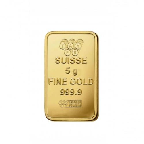 سبيكة ذهب سعودي وزن 5 جرام عيار 24