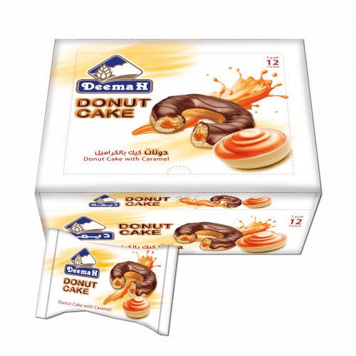 Donut Cake Deemah Caramel 12 Pack