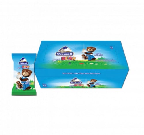 ميني بير كيك بكريمة الحليب ديمة 12 عبوة