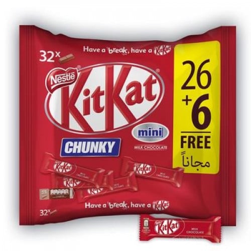 Free Mini Chunky Kitkat 26+6