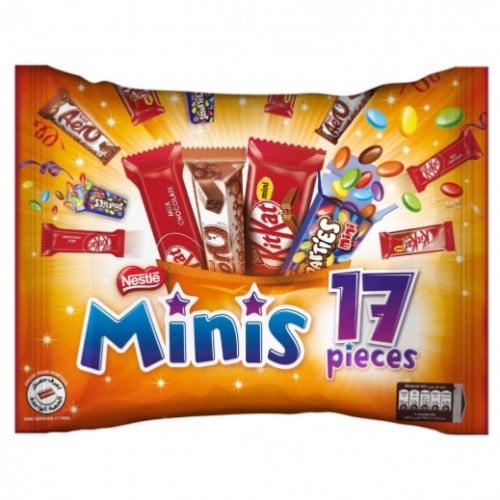 Nestle chocolate mini mix 17 pieces