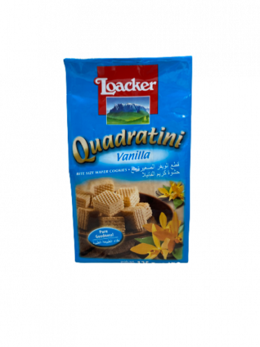 ويفر لواكر كوادراتيني فانيلا 125جرام