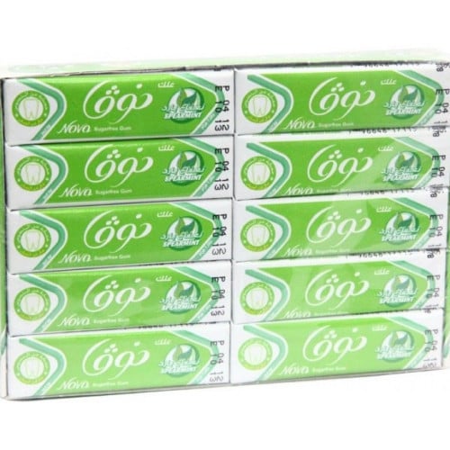 Fresh mint nova chewing gum