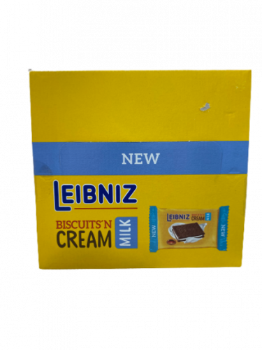 بسكويت بنكهة الكاكاو مع حشوة الحليب ليبنيز 24 حبة