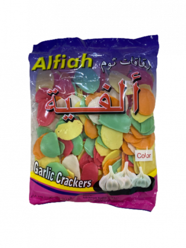 رقاقات ثوم ألفية ملون 227 جرام