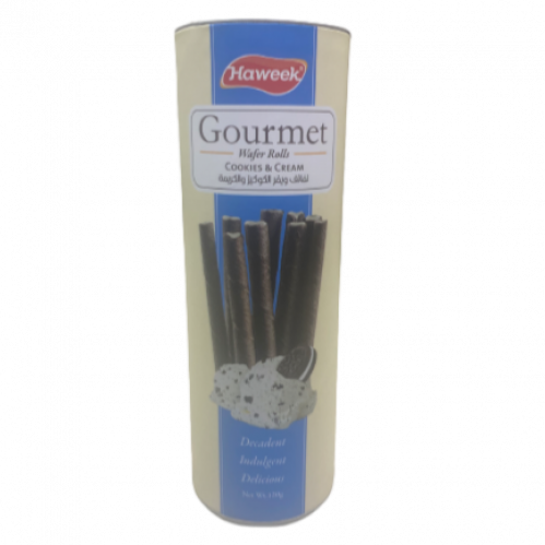 لفائف ويفر الكوكيز والكريمة حاويك 70 جرام