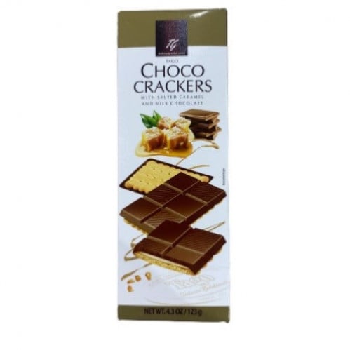 Biscuits with chocolate and caramel filling 123 grams