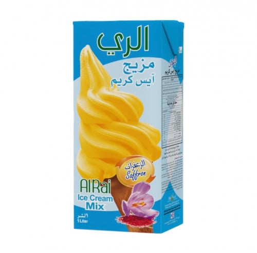 مزيج ايس كريم الري 1 لتر نكهة الزعفران
