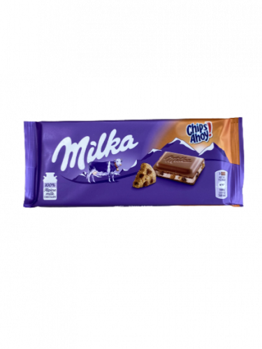 شوكولاته بحشوة البسكويت تشيبس اهوي ميلكا 100 جرام