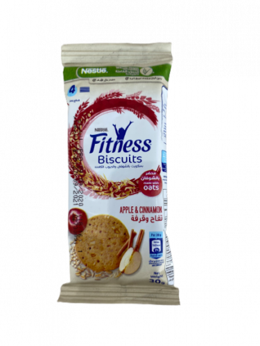 بسكويت بالشوفان تفاح وقرفة فتنيس 30 جرام