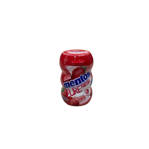 Mentos strawberry flavored chewing gum 10 pieces