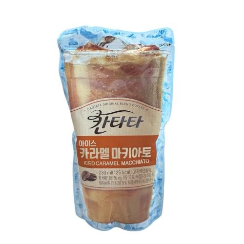 قهوة كراميل ماكياتو مثلجة كورية