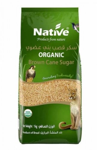 Native Organic Brown Cane Sugar 1kg