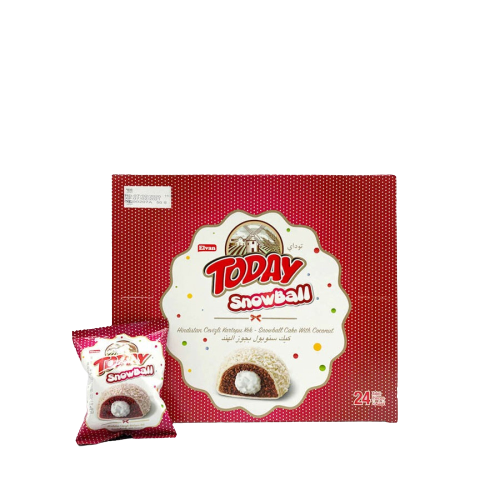 كيك الكاكاو بحشوة كريمة جوز الهند توداي سنوبول 24 قطعة