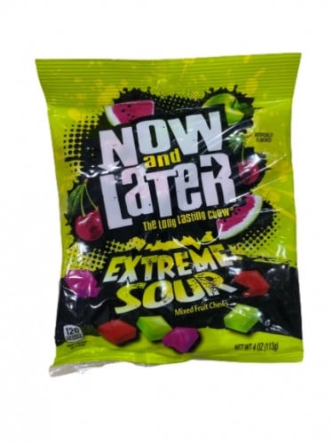 Now And Liter Sour Candy Bars 113 Gm
