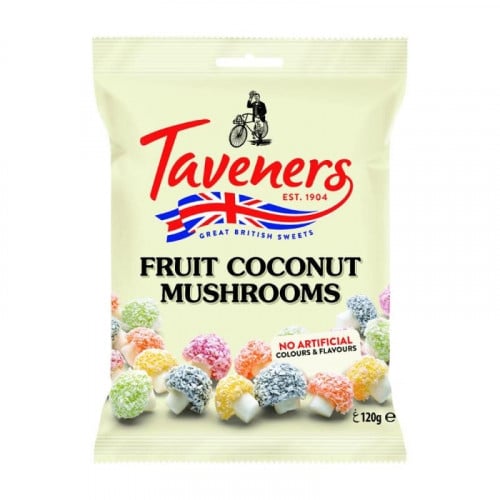 Tavner's Gummy Candy Coconut Mushroom with Fruits 120 gm