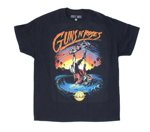 Guns N Roses Skate Black T-Shirt