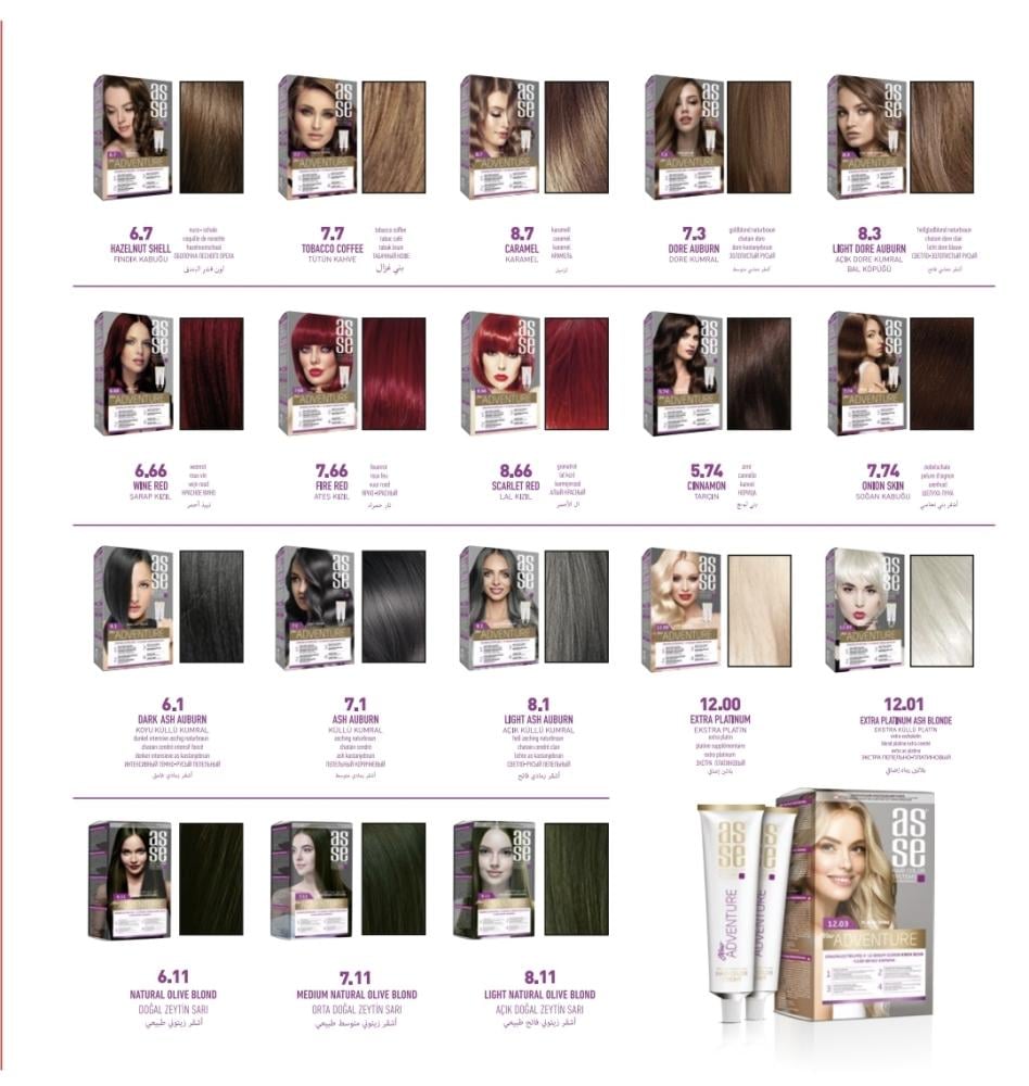 صبغة شعر أشقر زيتوني فاتح طبيعي 8.11