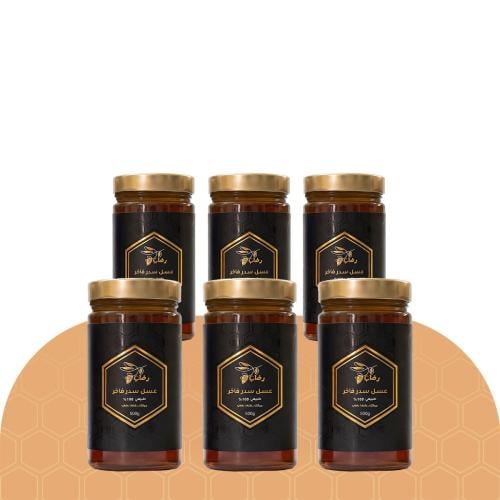 عرض 6 عبوة (500جم) عسل سدر